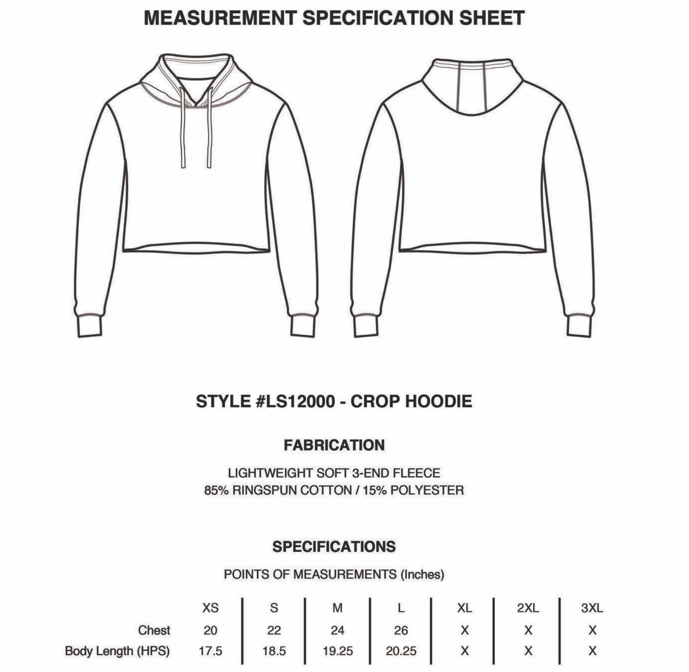 Walk In Your Purpose -Women's Crop Hoodie