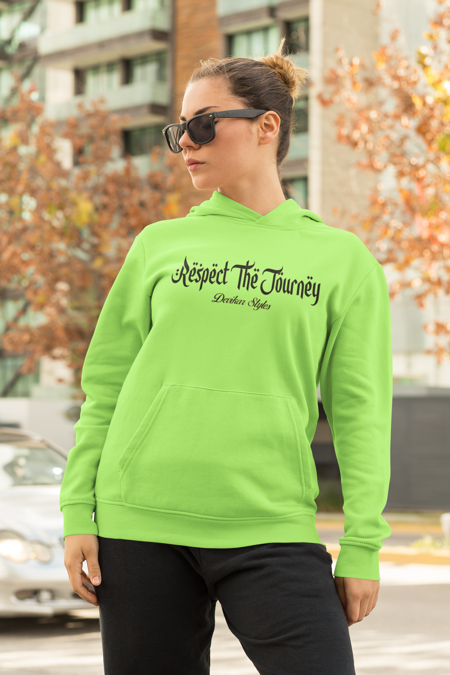 Respect The Journey - Unisex Hoodie Blk Wording