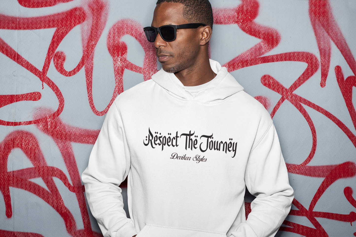 Respect The Journey - Unisex Hoodie Blk Wording