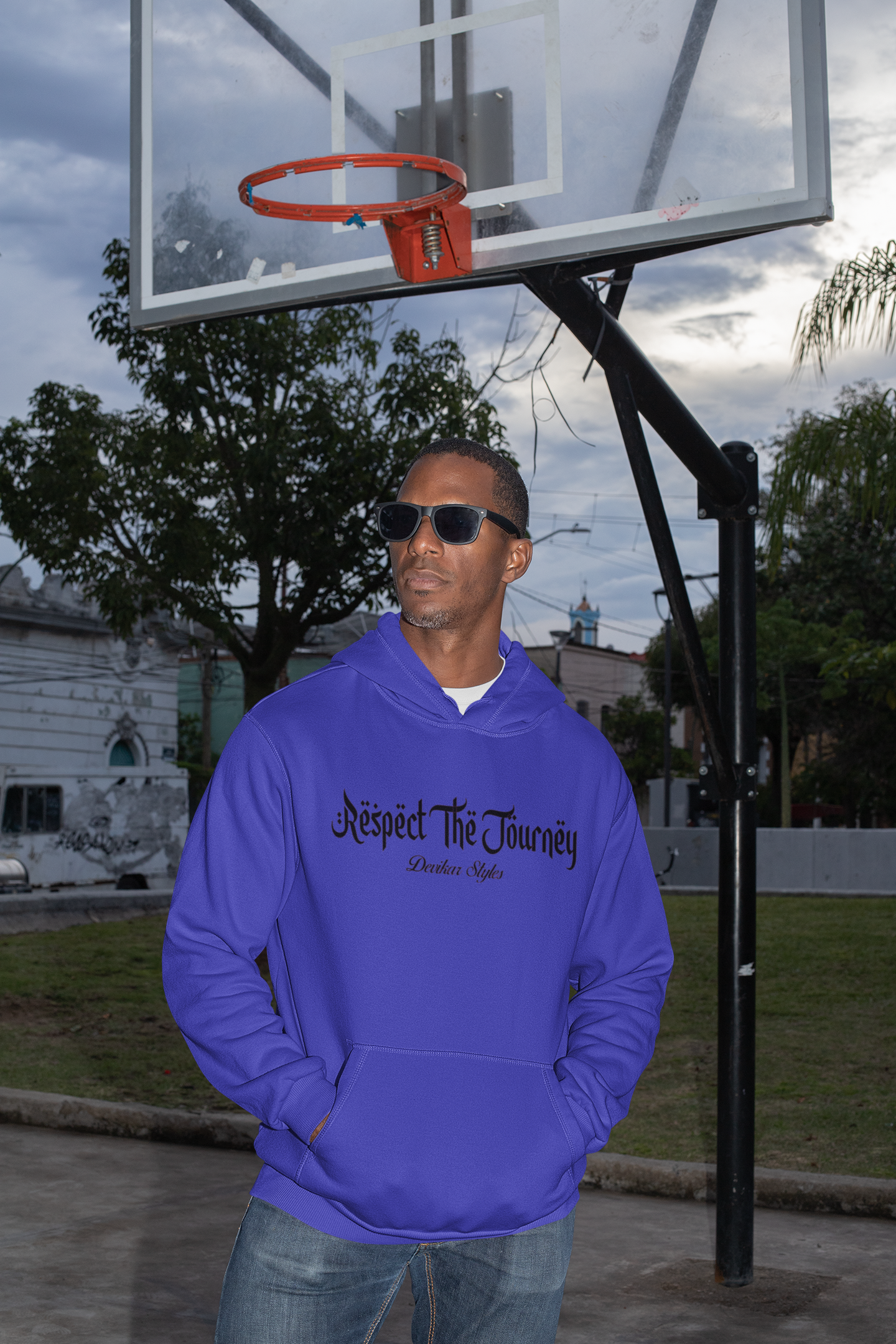 Respect The Journey - Unisex Hoodie Blk Wording