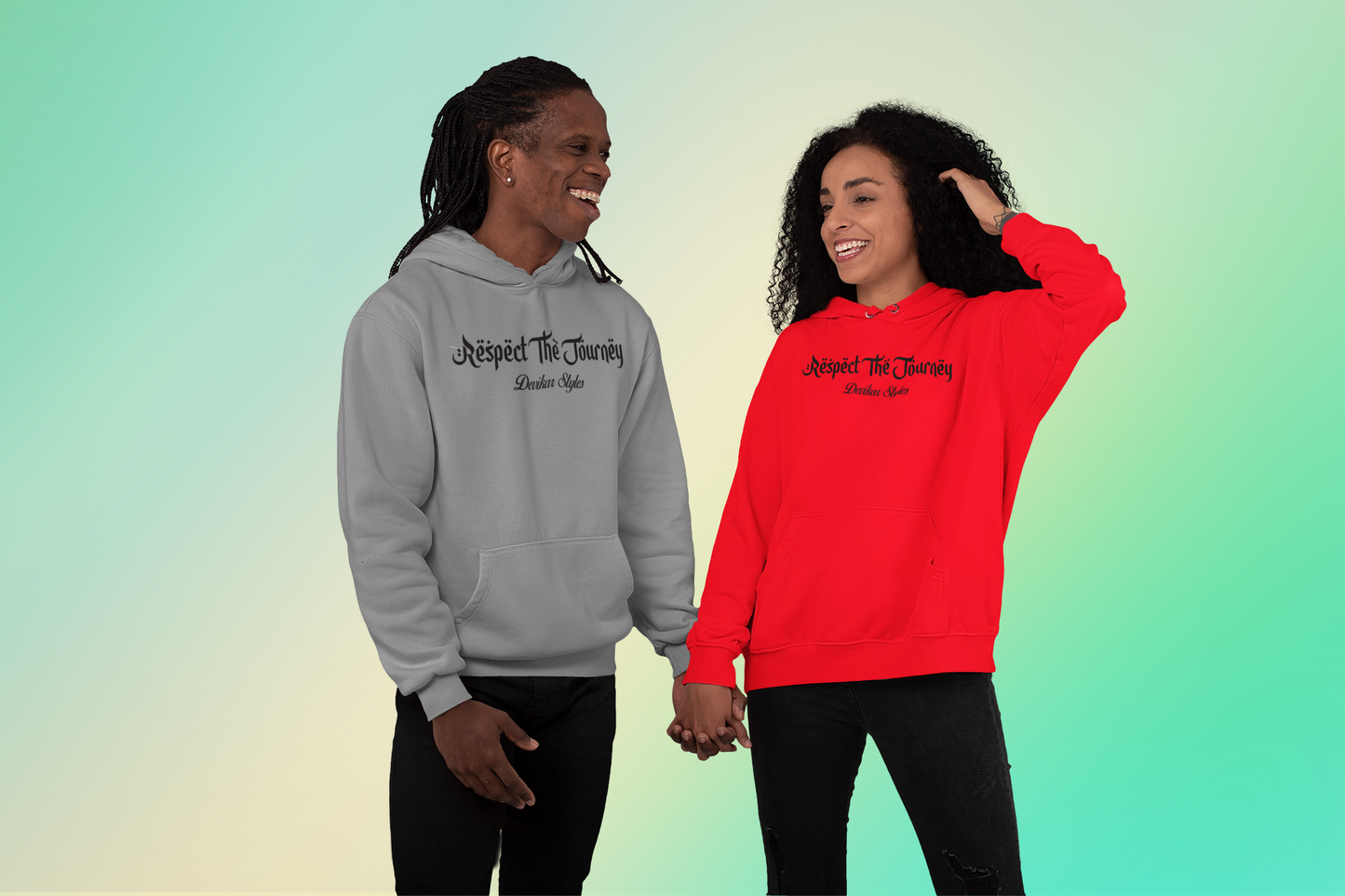 Respect The Journey - Unisex Hoodie Blk Wording